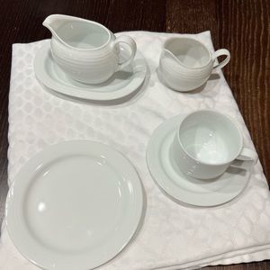 Noritake Arctic White china pieces